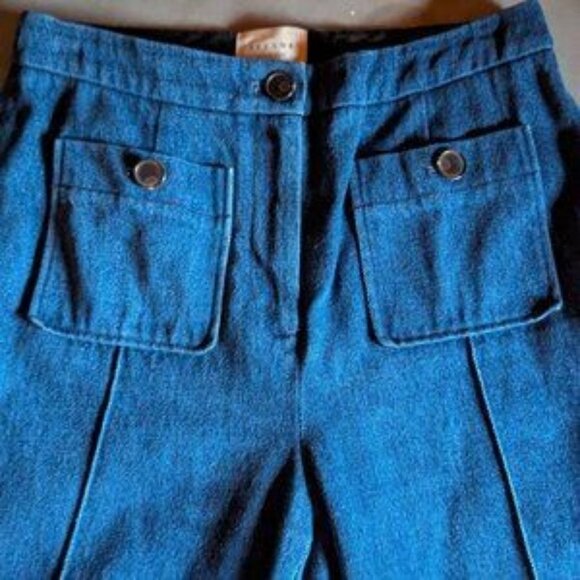 Sezane Dan Trousers | Indigo FR38 / US 6 - Picture 2 of 16